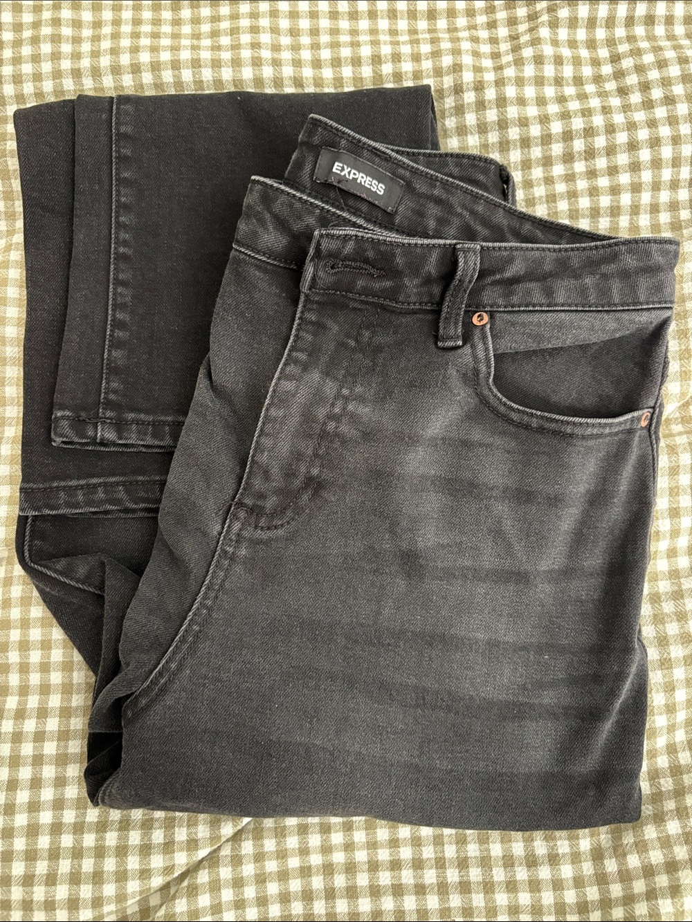 Express Women’s Black Denim Jeans - Classic Straight Fit